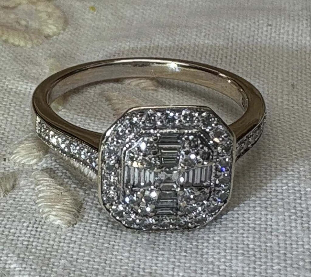 Beautifully Restored Yellow Gold and Diamond Engagement Ring