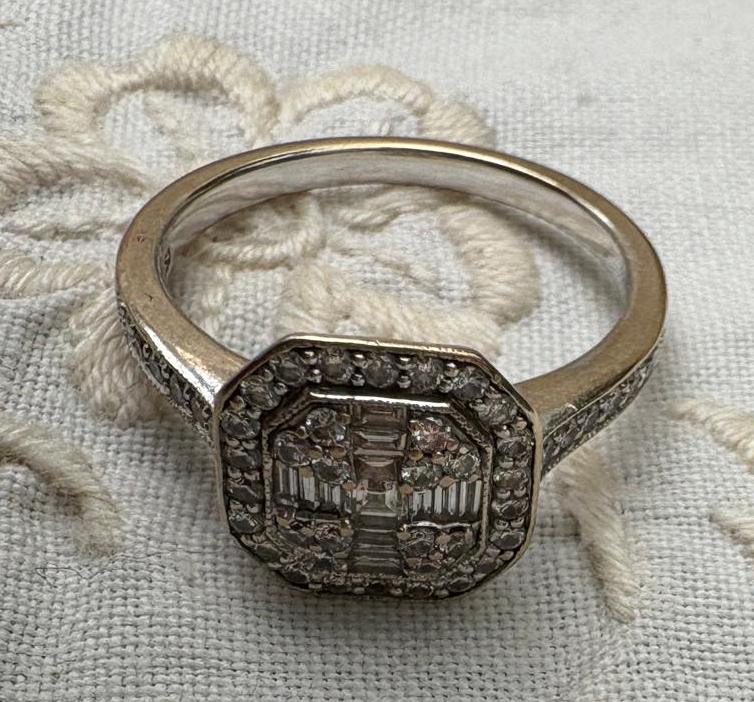 White Gold Patchy Engagement which needs some bespoke silver magic to get it's sparkly back